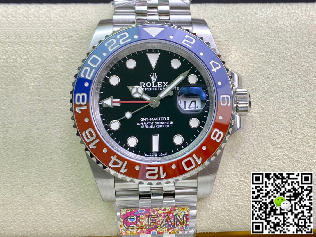 Replica R01ex GMT Master II M126710BLRO-0001 1:1 Best Edition Clean Factory Black Dial