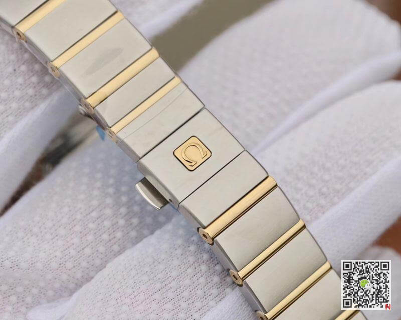 Replica 0me*ga Constellation 27mm Quartz Ladies TW Factory 1:1 Best Edition Swiss Eta Quartz 1376 Gold Dial
