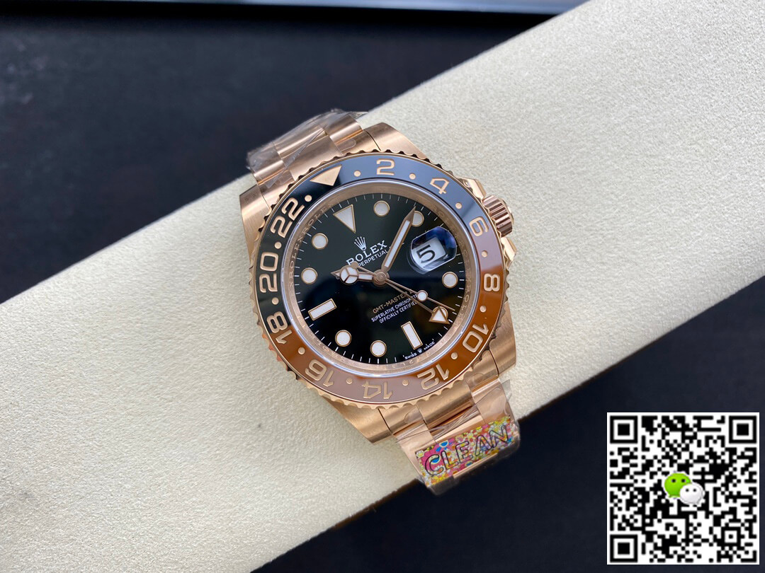 Replica R01ex GMT Master II M126715CHNR-0001 1:1 Best Edition Clean Factory Black Dial