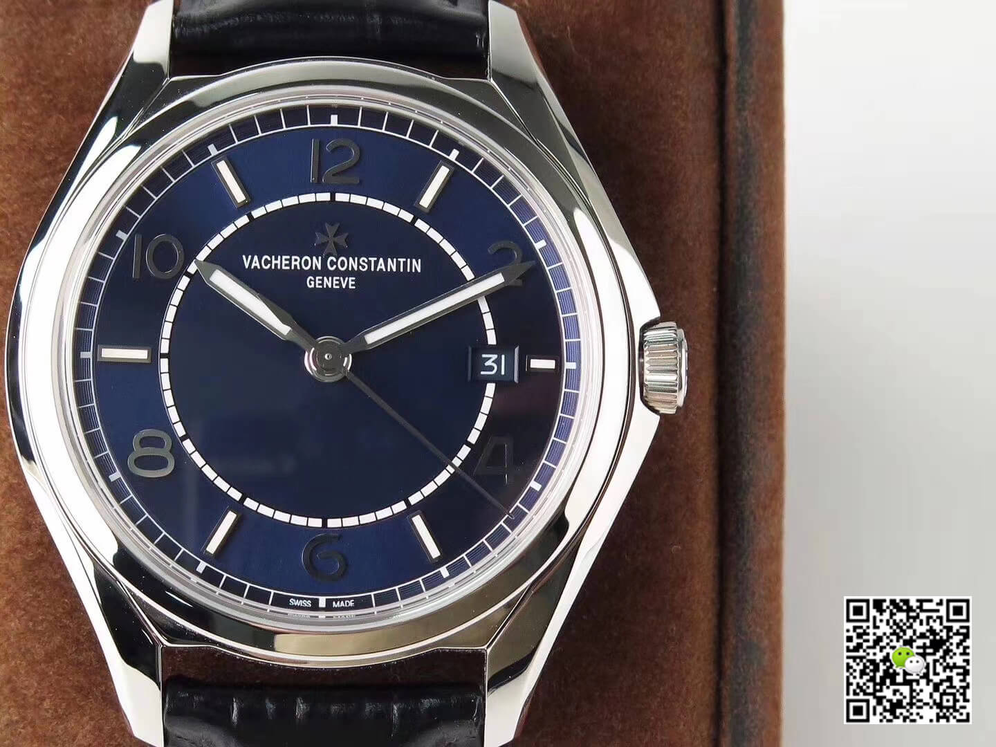 Replica Vacheron C0nstan1n Fiftysix 4600E/000A-B487 1:1 Best Edition ZF Factory Blue Dial