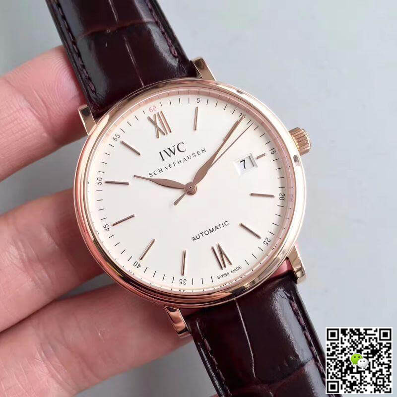 Replica IWC Portofino IW356504 MKS Facroty 1:1 Best Edition Swiss ETA2892 White Dial