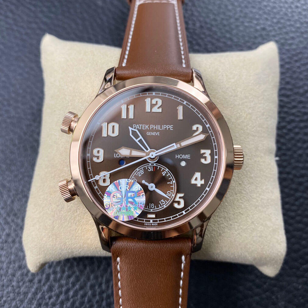 Replica Pat*k Phi1i*pe Calatrava 5524R-001 1:1 Best Edition GR Factory Brown Dial