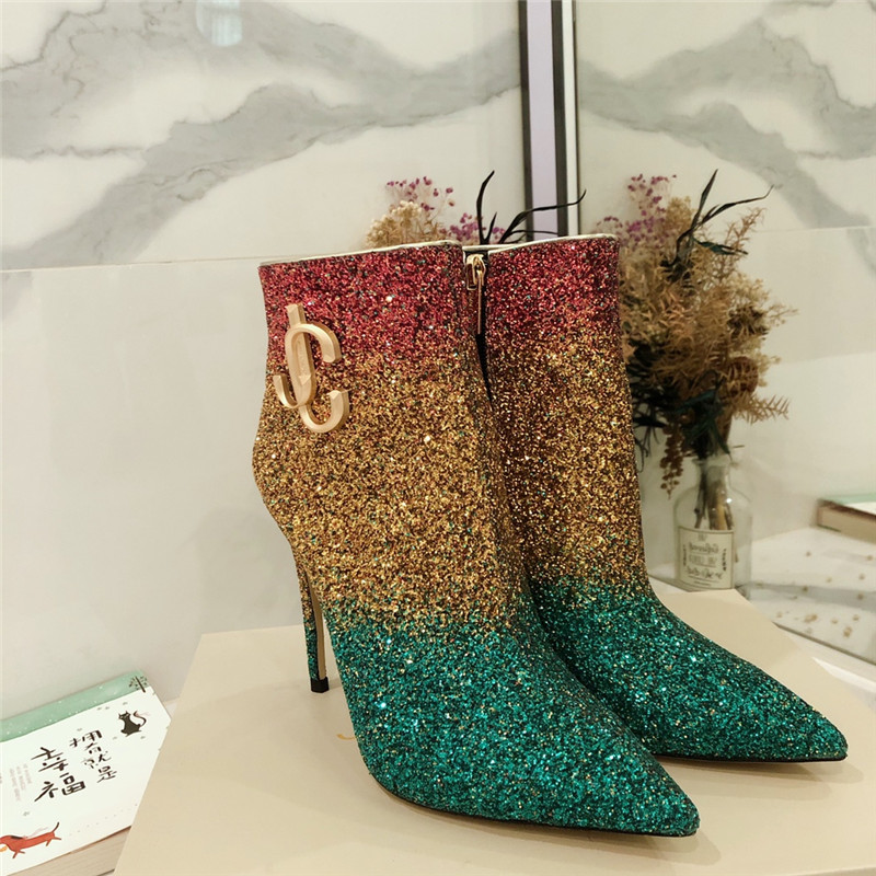 J1m*y Ch00 high heel ladies ankle boots