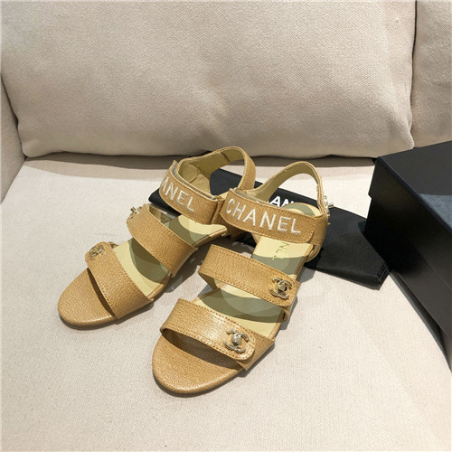 Ch**el Flat Dupes sandals womens