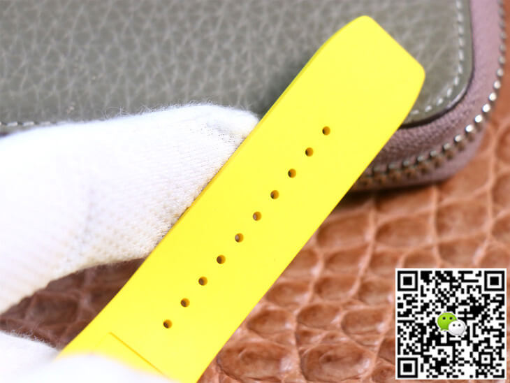 Replica Richard Mille RM35-02 1:1 Best Edition ZF Factory Yellow Rubber Strap