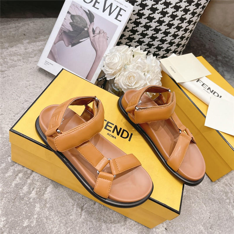 F**di letters webbing sandals