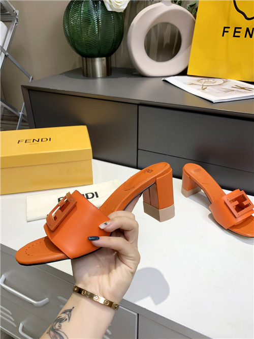 F**di thick heel sandals