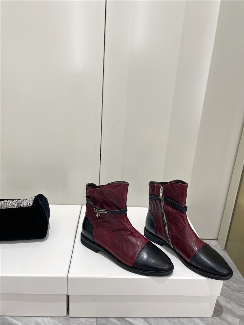 H**me5 kelly zip ankle boots
