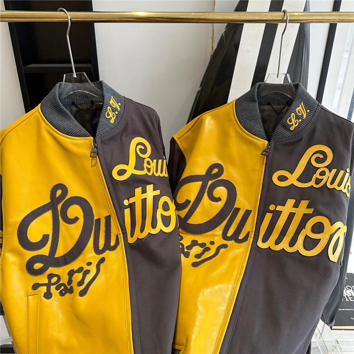 2023fw LV Real Leather Jacket Top Version